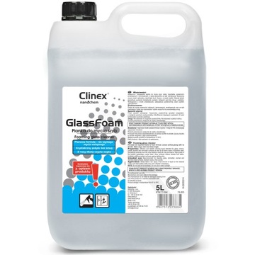 CLINEX Glass Foam Piana Do Mycia Szyb Szkła 5 l