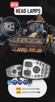 СВЕТОДИОДНЫЕ ДОРОЖНЫЕ ФАРЫ ПЕРЕДНИЕ ФОНАРИ ДХО ЭКСКАВАТОРА