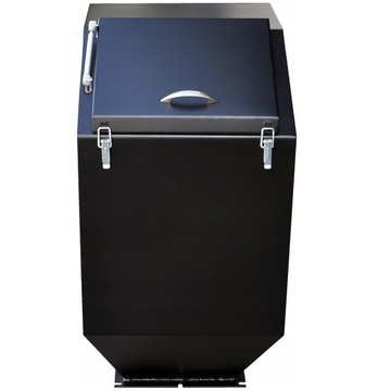 KOSZ, ZBIORNIK DO KOTŁA Z PODAJNIKIEM, DO PIECA, KOTŁA. Zasyp 160 kg.