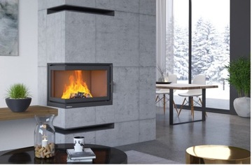 KOMINEK ŻELIWNY WKŁAD NORDFLAM ETNA LEWA 13kW CDP