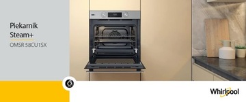 Духовка Whirlpool OMSR 58CU1SX Inox 71L 2900 Вт