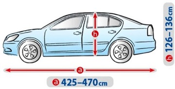 TOYOTA AVENSIS T27 (2008-2018) ЗАЩИТНЫЙ АВТОМОБИЛЬНЫЙ БРЕЗЕНТ