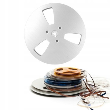 ПУСТОЙ ЗАПИСЬ 7 ДЮЙМОВ С 3 ОТВЕРСТИЯМИ, СЕРЕБРЯНЫЙ