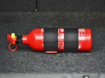 Держатель на липучке для автомобильного огнетушителя + лента - органайзер для аксессуаров