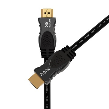 СЕРТИФИЦИРОВАННЫЙ КАБЕЛЬ HDMI 2.1 ПРЕМИУМ UHS 8K 60 Гц 4k 120 Гц Agog 3 м