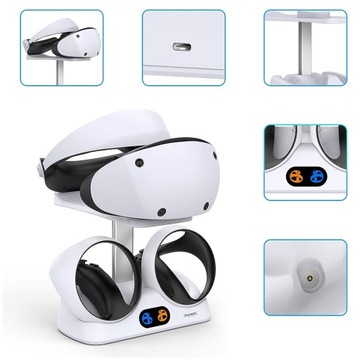 ПОДСТАВКА ДЛЯ PSVR2 С ДИСПЛЕЕМ, ДЕРЖАТЕЛЬ ПОДСВЕТКИ, ЗАРЯДНАЯ БАЗА TP5-2515