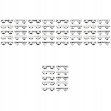 Ролики для раздвижных стеклянных дверей 50 шт.