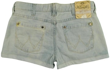 WRANGLER spodenki JEANS low blue MOLLY SHORT W28