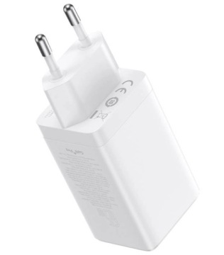 Сетевое зарядное устройство Baseus GaN5 Pro 65 Вт, белое