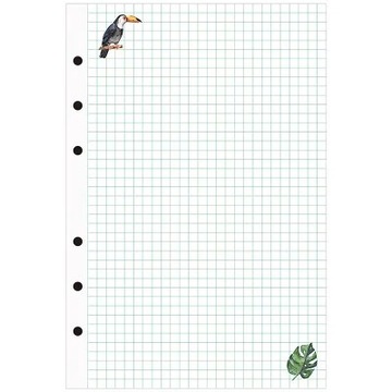 45 Sheets Kawaii A5 A6 A7 Loose Leaf Notebook Paper Refill Spiral Binder