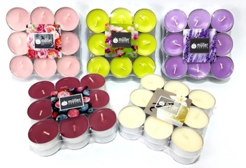 PODGRZEWACZE ZAPACHOWE ŚWIECZKI TEALIGHT 18 szt