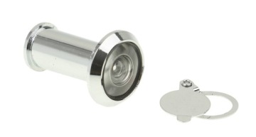 WIZJER DRZWIOWY 16 mm KĄT 200° CHROM JUDASZ