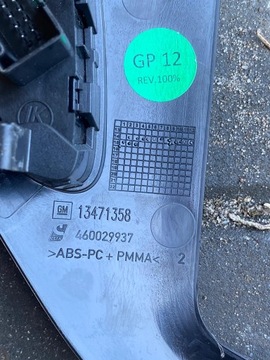 CORSA E 1.0 TURBO 3 DVEŘE RÁMEČEK AUTORÁDIO NAVIGACE 13471358