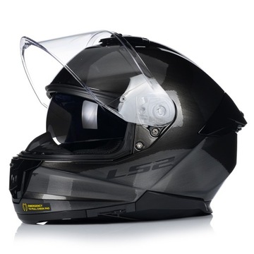 МОТОЦИКЛЬНЫЙ ШЛЕМ LS2 FF808 STREAM II ДЖИНСЫ КЕВЛАРОВАЯ СИСТЕМА PINLOCK + BLEND