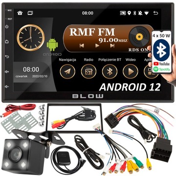 АВТОМОБИЛЬНОЕ РАДИО 2 DIN WiFi GPS ANDROID СИНИЙ