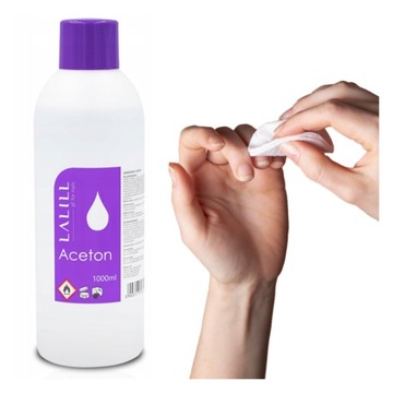 Aceton remover płyn do usuwania hybryd 1000ml