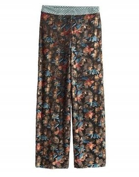 H&m XXJ ivo WELUROWE SPODNIE PRINT XS