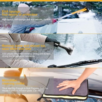 ЩЕТКА, ТЕЛЕСКОПИЧЕСКИЙ СКРЕБОК, АЛЮМИНИЙ, 74-90см