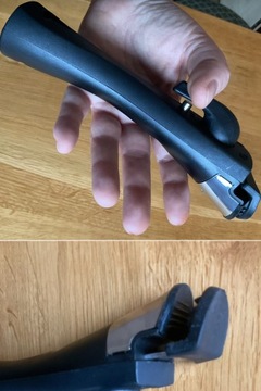 RĄCZKA ODPINANA DO PATELNI GARNKA UNIWERSALNA DLA ŚCIANKI o GRUBOŚCI do 4mm