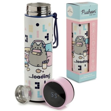 Pusheen termos, bidon 450ml TERMOMETR I SITKO