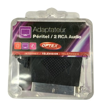 АУДИО-адаптер EURO SCART 2 RCA Адаптер Optex