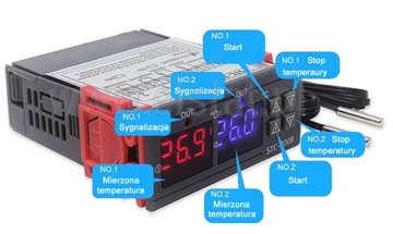 ДВУХКАНАЛЬНЫЙ РЕГУЛЯТОР ТЕМПЕРАТУРЫ STC3008 230В