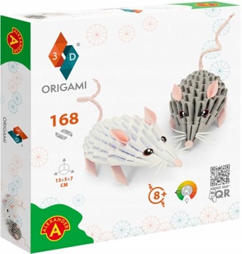 НАБОР 3D ОРИГАМИ МЫШИ РУЧНАЯ РАБОТА 168 ШТ.