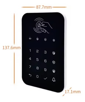 КОДОВОЙ ЗАМОК ДЛЯ ВОРОТ, ДВЕРИ, КОД, RFID-КЛАВИАТУРА, 433 МГц, КОМПЛЕКТ СИГНАЛИЗАЦИИ