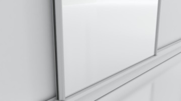 Szafa DMSM 250 1LUSTRO LEFKAS CZARNY 2SZUFL SZPROS