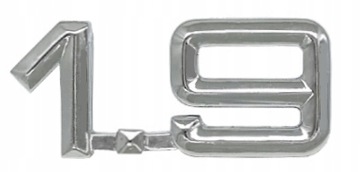 EMBLEMAT AUDI NAPIS TYL NA TYLNA KLAPE ZNACZEK 1.9