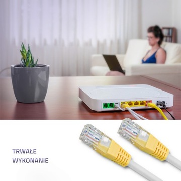 Патчкорд Qoltec UTP CAT5, 10 м