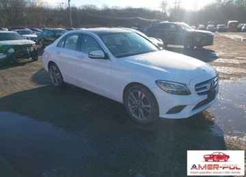 Mercedes Klasa C W205 Kabriolet Facelifting 2.0 300 258KM 2019 Mercedes-Benz Klasa C 2019r., C 300 4matic, 2L, od ubezpieczalni 2.0 259KM