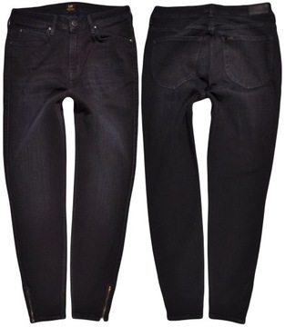 LEE spodnie SKINNY jeans SCARLETT HIGH ZIP W26 L33