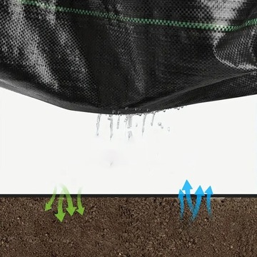 АГРО-НЕТКАНЫЙ КОВРИК 90G 1,1x50м ЧЕРНЫЙ УФ АГРОНЕТКАНЫЙ КОВРИК ПРОТИВ ОРЯНЕЙ