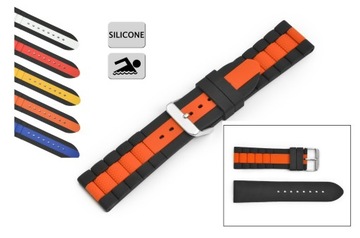 SILIKON GUMA PASEK DO ZEGARKA EXPLORER 22 KOLORY