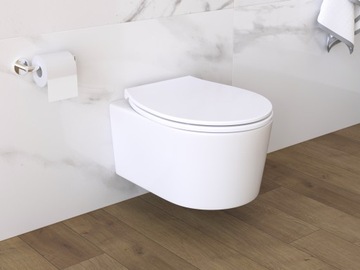 СИДЕНЬЕ ДЛЯ УНИТАЗА SANTOS SLIM МЕДЛЕННО ЗАКРЫВАЮЩЕЕСЯ