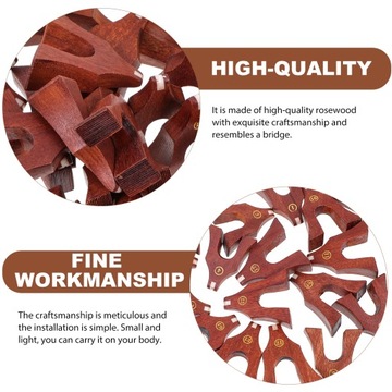 CHIŃSKIE MOSTY GUZHENG MOST GUZHENG Z PALISANDRA