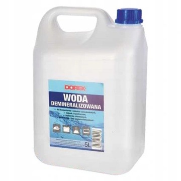 WODA DESTYLOWANA DEMINERALIZOWANA DO ŻELAZEK 5L