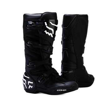 DZIECIĘCE BUTY MOTOCYKLOWE FOX JUNIOR COMP BLACK Y7 (40) MOTOCROSS ENDURO
