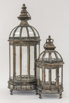 МЕТАЛЛИЧЕСКИЙ ФОНАРЬ ТЕМНО-ЗОЛОТЫЕ ФОНАРИ В ПОДАРОК