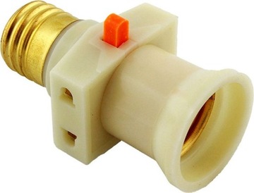 Adapter Żarówki E27 230V + rozdzielacz 2 gniazda