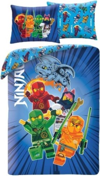Постільна білизна LEGO NINJAGO 140x200 мікрофібра двостороння хлопчик