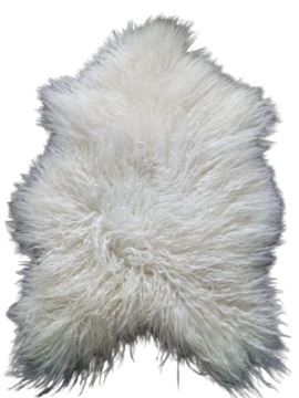 Skóra Owcza Kręcony Włos Island Biały 111-130cm