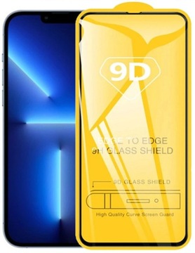 SZKŁO HARTOWANE 9D FULL GLUE DO IPHONE 13 PRO MAX