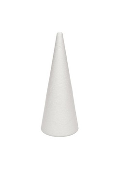 Stożek Styropianowy Do Ozdabiania Choinka 30cm