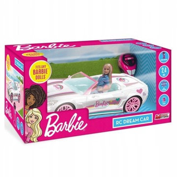 BARBIE Samochód kabriolet Zdalnie sterowany RC 63674