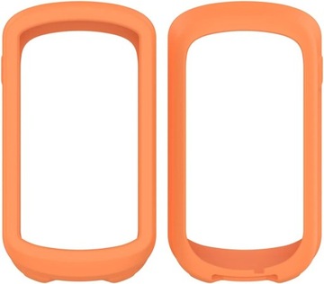 Silikonowe etui case pokrowiec do GARMIN Edge Explore 2 - Pomarańczowe