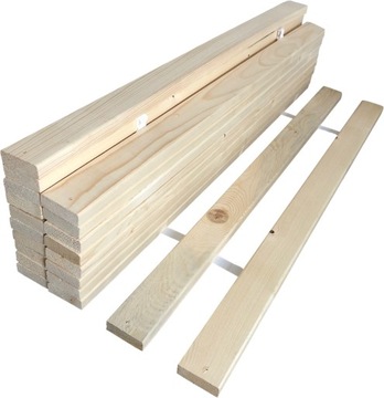 STELAŻ WKŁAD DREWNIANY DO ŁÓŻKA 100x200 - 20 LISTW