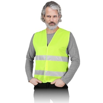 Kamizelka odblaskowa żółta OX-LUMI uni XL