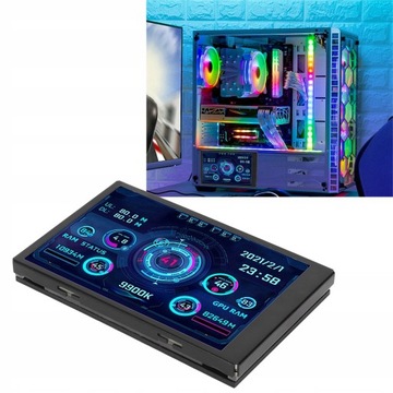 ДОПОЛНИТЕЛЬНЫЙ ЭКРАН IPS TYPE-C CPU GPU RAM 3,5